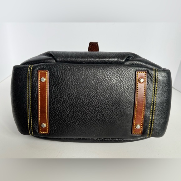 Dooney & Bourke Black Leather Satchel - Picture 5 of 9